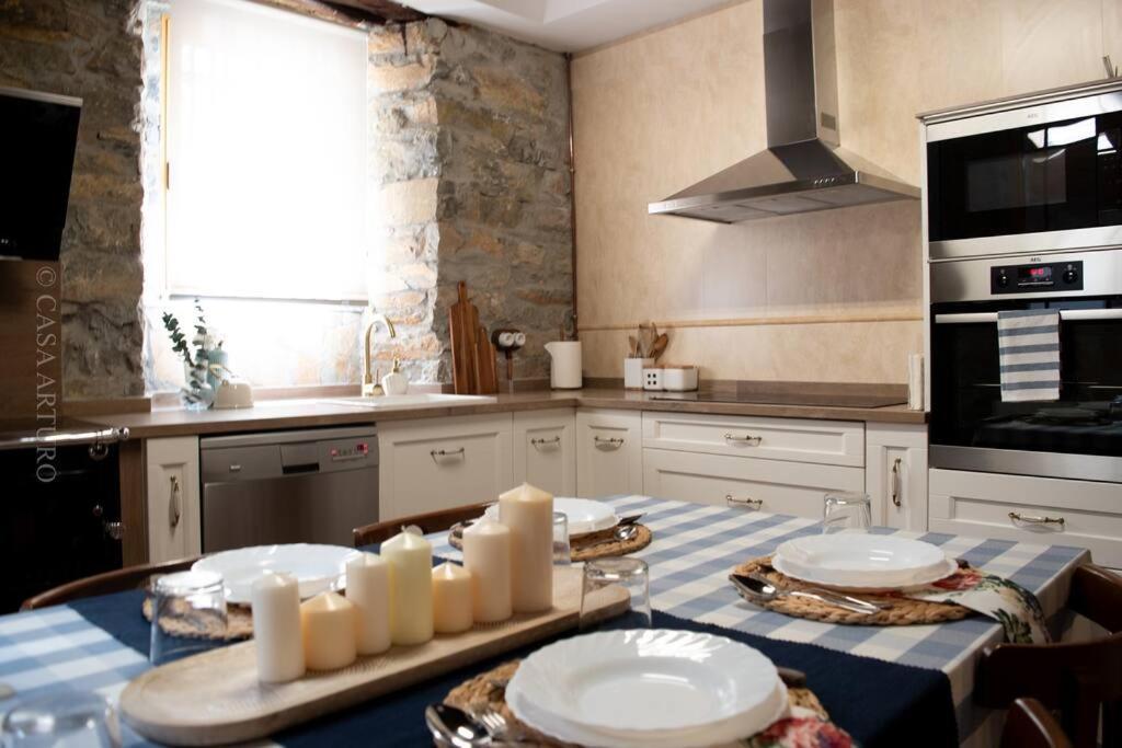 Villa Casa Arturo Triacastela Esterno foto
